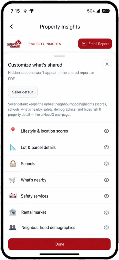 Property Insights screen 10