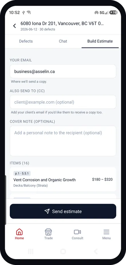 Report Pricer screen 3