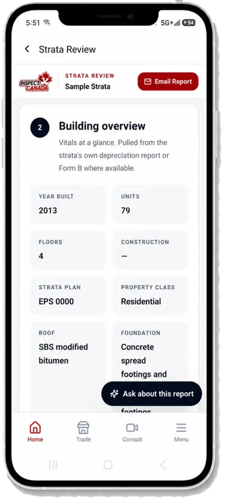 Strata Review screen 2