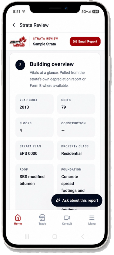 Strata Review screen 2