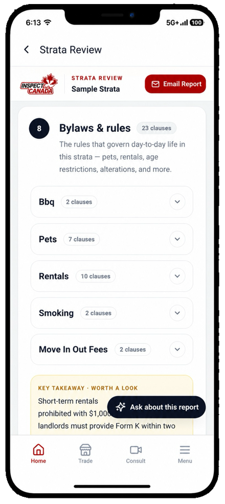 Strata Review screen 7