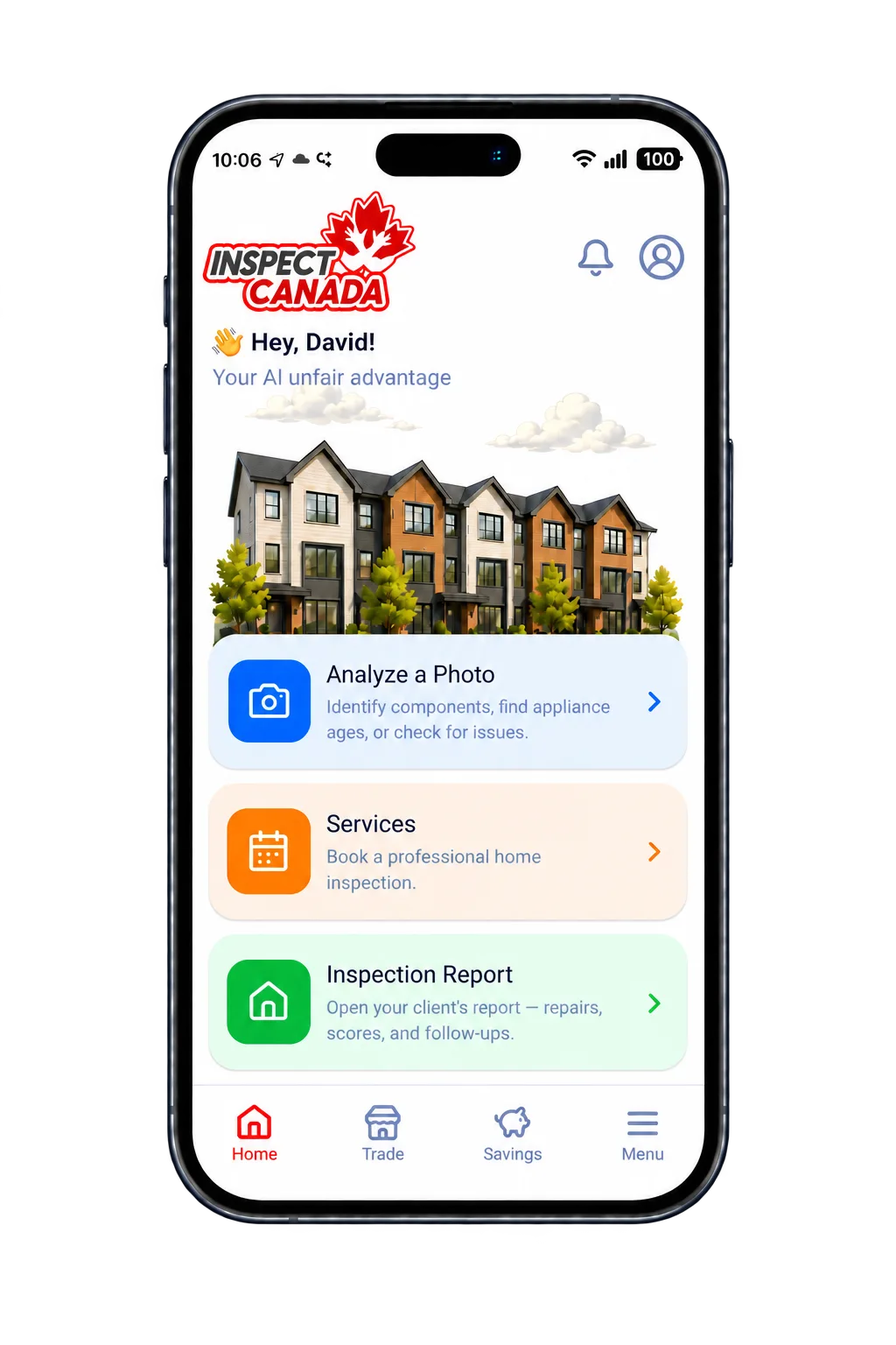 Johnni for Agents with photo analysis, inspection booking and inspection reports